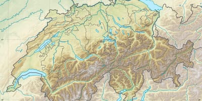 Χάρτης της ελβετίας ανακούφιση