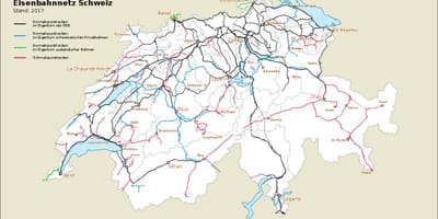 Χάρτης της ελβετίας λιμάνια