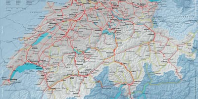 Χάρτης της sbb χάρτης ελβετία